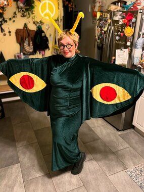 Fashion Brand Company Moth Dress Long XL